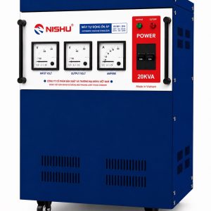 Ổn áp NISHU 1F 20KVA dải 90v – 250v