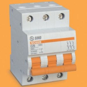 Aptomat 3 pha SINO đỏ 63A